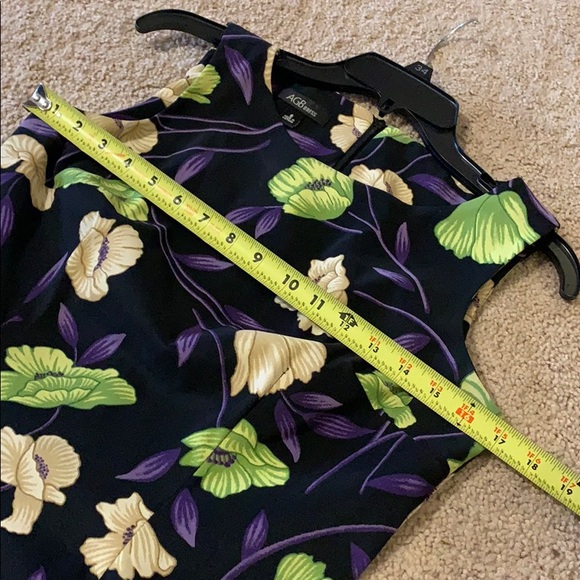 AGB Dress Size 6 Black and Floral - Picture 10 of 11